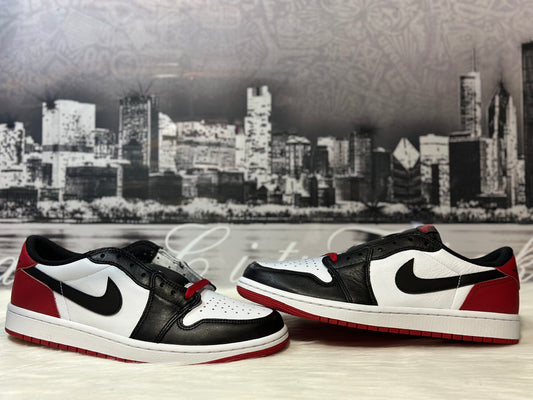 AIR JORDAN RETRO 1 OG LOW BLACK TOE CZ0790-106