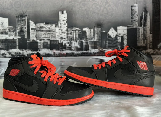 Jordan 1 Retro Mid Black Infrared 2014 554724-043