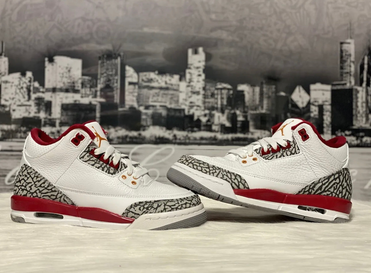 AIR JORDAN RETRO 3 CARDINAL 398614-126