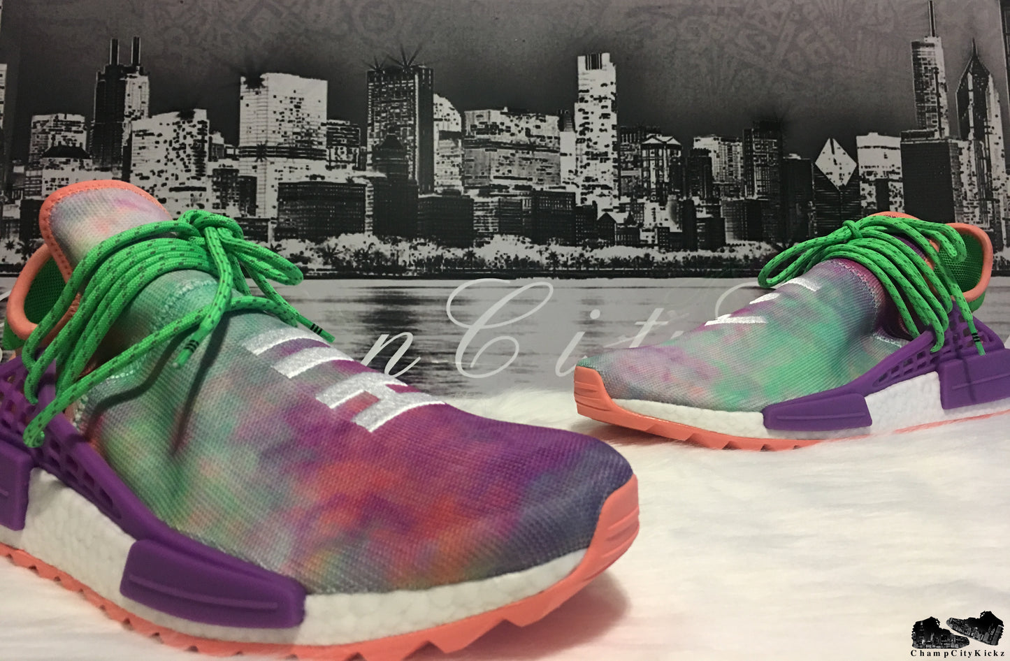 Pharrell Williams Human Race Trail Holi Chalk Coral