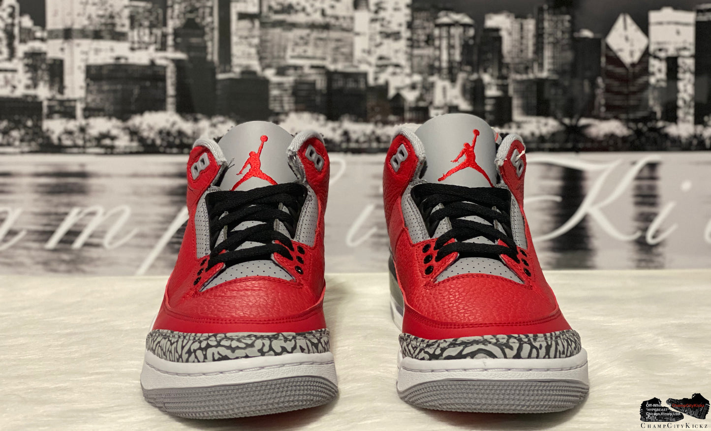 Jordan Retro 3 Red Chicago Exclusive CU2277-600