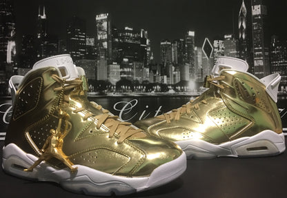 Jordan 6 Pinnacle "Metallic Gold"