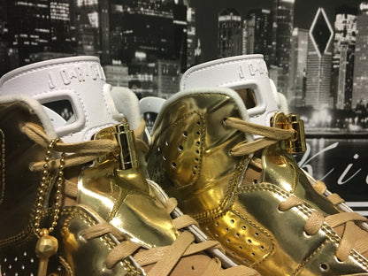 Jordan 6 Pinnacle "Metallic Gold"