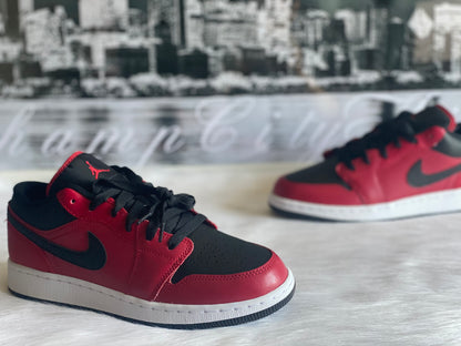 AIR JORDAN 1 LOW GS GYM RED 553560-605