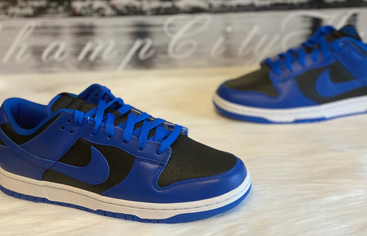 NIKE DUNK LOW BLACK HYPER COBALT DD1391-001