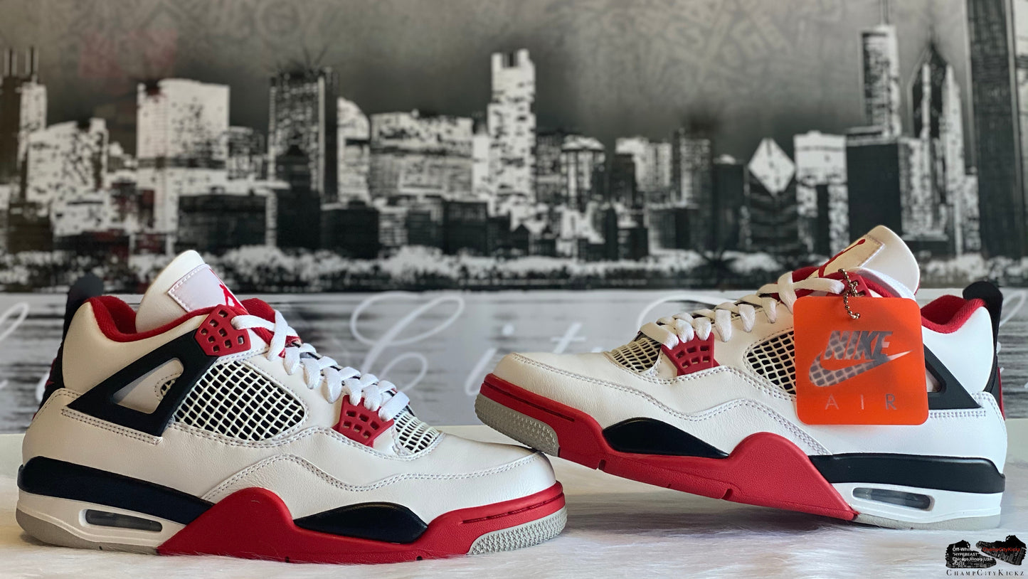 NIKE JORDAN RETRO 4 FIRE RED  2020 DC7770-160