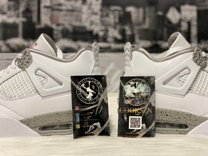 AIR JORDAN RETRO 4 WHITE OREO CT8527-100/DJ4699-100